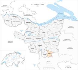 Stettfurt – Mappa