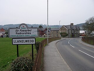 <span class="mw-page-title-main">Llanelwedd</span> Human settlement in Wales