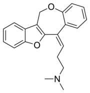 Skeletal formula of oxetorone