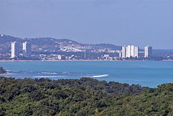 High rise buildings in Luquillo.