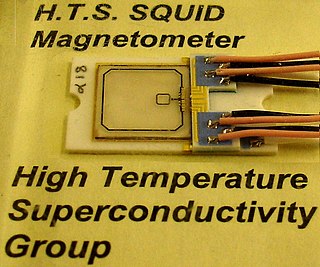 <span class="mw-page-title-main">SQUID</span> Type of magnetometer