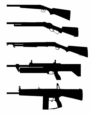 <span class="mw-page-title-main">Shotgun</span> Firearm loaded with a cartridge of pellets