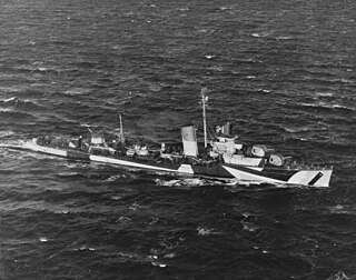 USS <i>Rhind</i> (DD-404) Benham-class destroyer