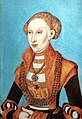 Q69980 Sibylla van Kleef circa 1531 (Schilderij: Lucas Cranach) geboren op 17 januari 1512 overleden op 21 februari 1554