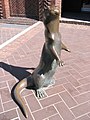 European otter by sculptor Hans Joachim Ihle