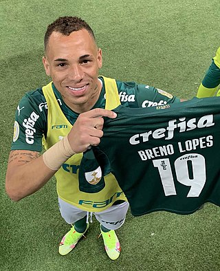 <span class="mw-page-title-main">Breno Lopes (footballer, born 1996)</span> Brazilian footballer