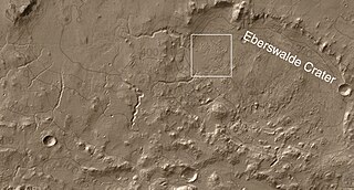 <span class="mw-page-title-main">Eberswalde (crater)</span> Crater on Mars