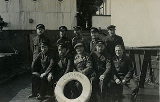 Crew of Eestirand, 1930s (Cpt. Boris Nelke bottom centre) Eestirand Crew.jpg