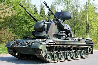 <span class="mw-page-title-main">Flakpanzer Gepard</span> Self-propelled anti-aircraft gun