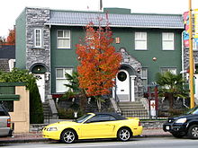 A recently renovated old building on Hastings Street near Ingleton Avenue, in the Burnaby Heights area Hastings @ Ingleton.jpg