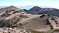 Jobs Sister (left) and Jobs Peak (right of center) seen from Freel Peak