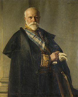 Staatsieportret van Joseph d'Ursel als Senaatsvoorzitter, door Emile Wauters in het Paleis der Natie te Brussel.