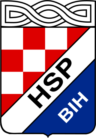 <span class="mw-page-title-main">Croatian Party of Rights of Bosnia and Herzegovina</span> Political party in Bosnia and Herzegovina