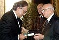 Sergio Marchonne riceve le insegne da Giorgio Napolitano, Quirinale 27 ottobre 2006