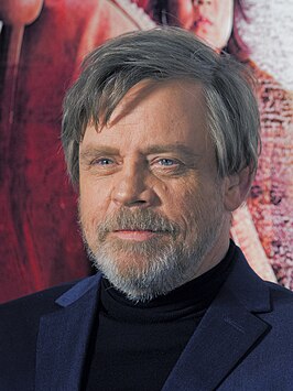 Mark Hamill tijdens de Japanse première van Star Wars: The Last Jedi in december 2017.