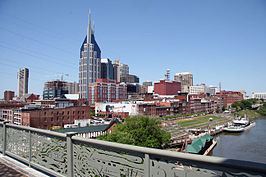 De binnenstad van Nashville