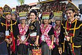 Variety of Kadazandusun priest and priestesses attires.