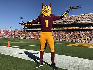 <span class="mw-page-title-main">Sparky the Sun Devil</span> Arizona State University mascot