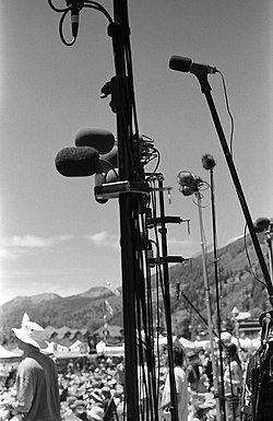 Taper section at Telluride Bluegrass Festival in June 2007. Taper section.jpg