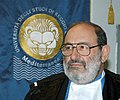 Umberto Eco's "honoris causa bachelor" cerimony at university of Reggio Calabria