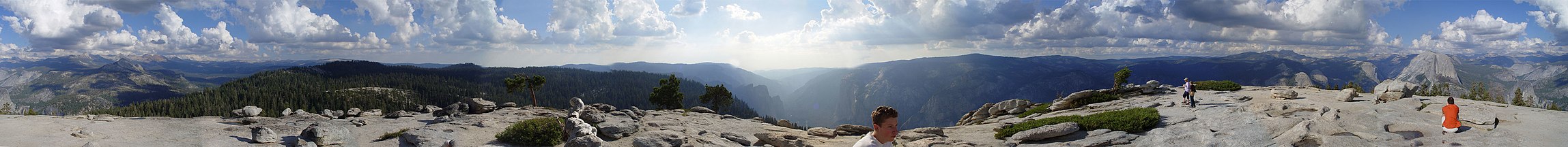 Panorama taken from Sentinel Dome summit Zoomviewer