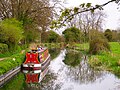 Image 7A boat on the Basingstoke Canal (from Portal:Hampshire/Selected pictures)