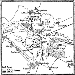 <span class="mw-page-title-main">Battle of Wissembourg (1870)</span> A Battle that took place during the Franco-Prussian War