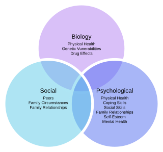 <span class="mw-page-title-main">Biopsychosocial model</span> Explanatory model emphasizing the interplay among causal forces