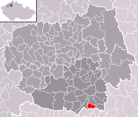 Localisation de Černouček