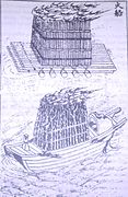 Chinese fire ships from the Wujing Zongyao