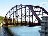 Amvets memorial bridge - One of several bridges transversing the reservoir