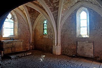 La nef de la chapelle Sainte-Madeleine