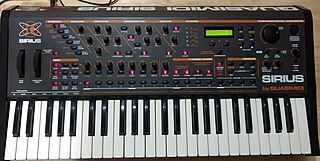 Quasimidi Sirius Synthesizer introduced in 1997 by Quasimidi