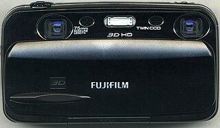 <span class="mw-page-title-main">Fujifilm FinePix Real 3D</span> Line of digital cameras by Fujifilm