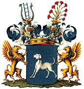 Wappen der Freiherren Hundt und Alten-Grottkau[13]