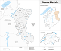 Municipalities in the district of Sense