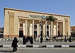 Het station van Luxor (Egypte), op de spoorlijn Caïro-Aswan