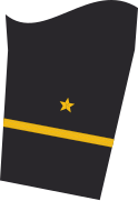 Ärmelabzeichen der Jacke (Dienstanzug) eines Leutnants zur See (Truppendienst/MilFD)