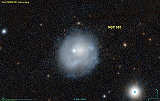 <span class="mw-page-title-main">NGC 620</span> Galaxy in the constellation of Andromeda