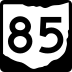 State Route 85 marker