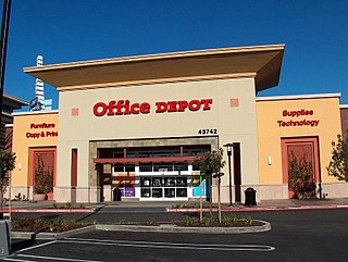 <span class="mw-page-title-main">Office Depot</span> American office supply holding company