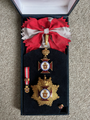 Grand Cross set of insignia in case.