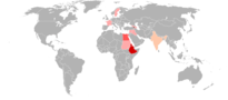 Distribuição de ortodoxos orientais