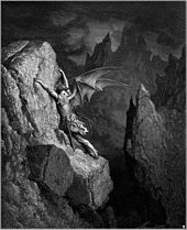 La Chute de Lucifer de Gustave Doré