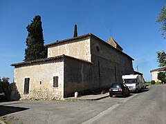 Le chevet de l’église.