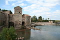 Moulin médiéval sur l'Hérault situé près du pont romain