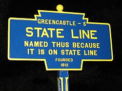 Official logo of State Line, Franklin County, Pennsylvania