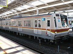 副都心線対応改造後の7129号車 同改造時にB修も施工され、客用ドアや冷房装置が更新されている。