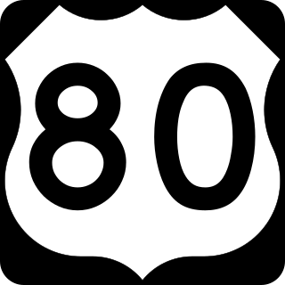 <span class="mw-page-title-main">U.S. Route 80</span> Numbered Highway in the United States