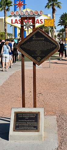 Thumbnail for File:Welcome to Fabulous Las Vegas Sign plaque.jpg